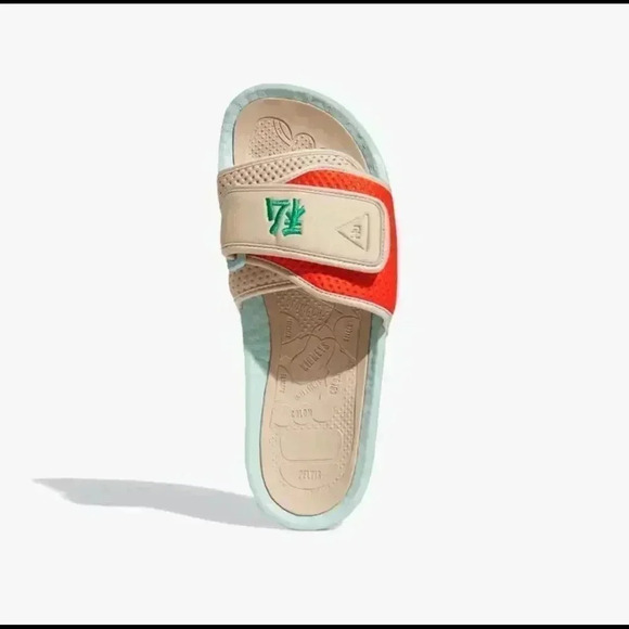 ADIDAS Pharrell x NIGO x HU Friendship Pack Chancletas Boost Slides Sz 5 - Picture 2 of 12